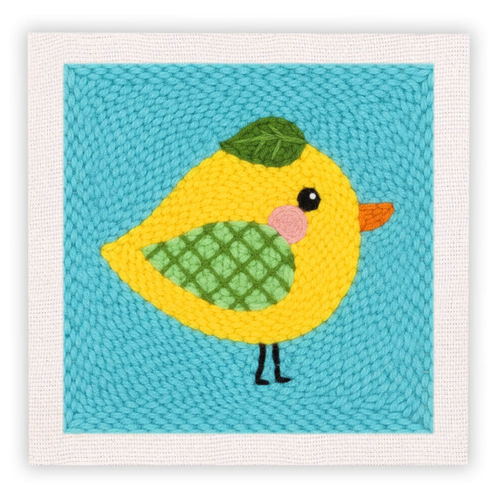 Yellow Bird Punch Needle Embroidery Kits