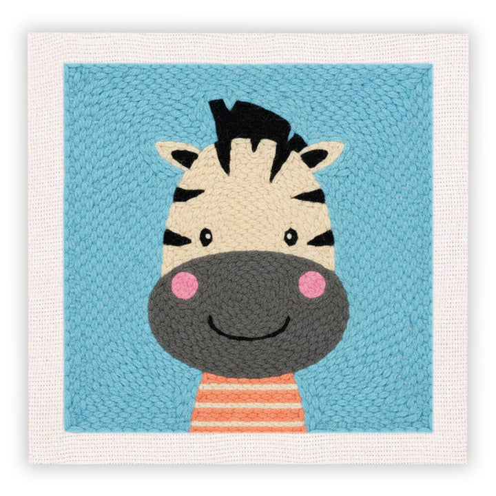 Zebra Stripes Punch Needle Embroidery Kits