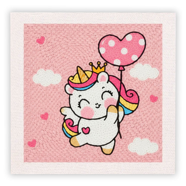 Rainbow Unicorn Punch Needle Embroidery Kits