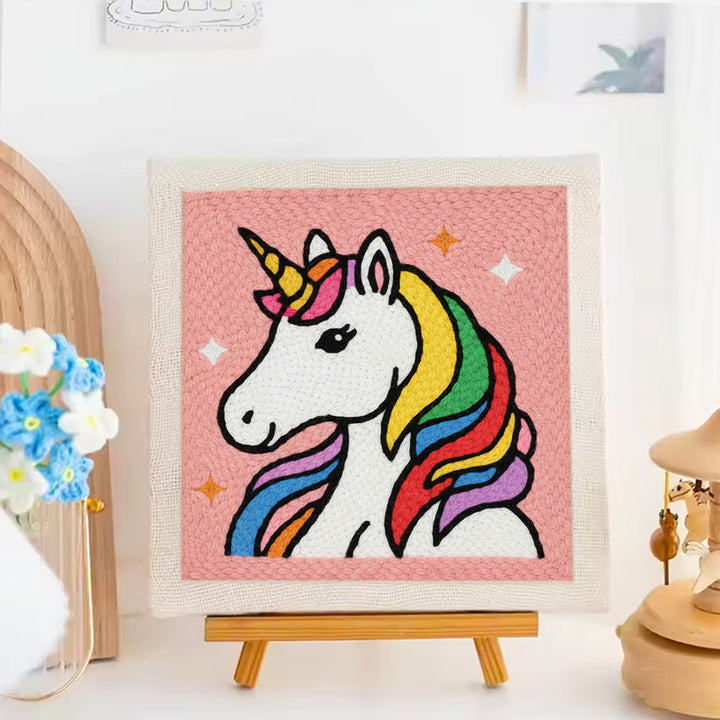Unicorn Punch Needle Embroidery Kits