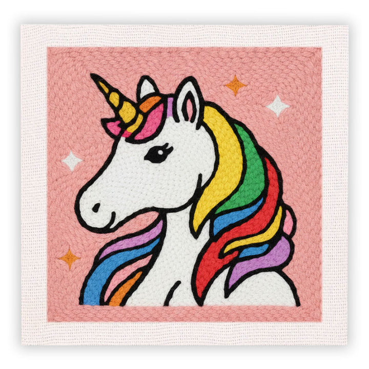 Unicorn Punch Needle Embroidery Kits