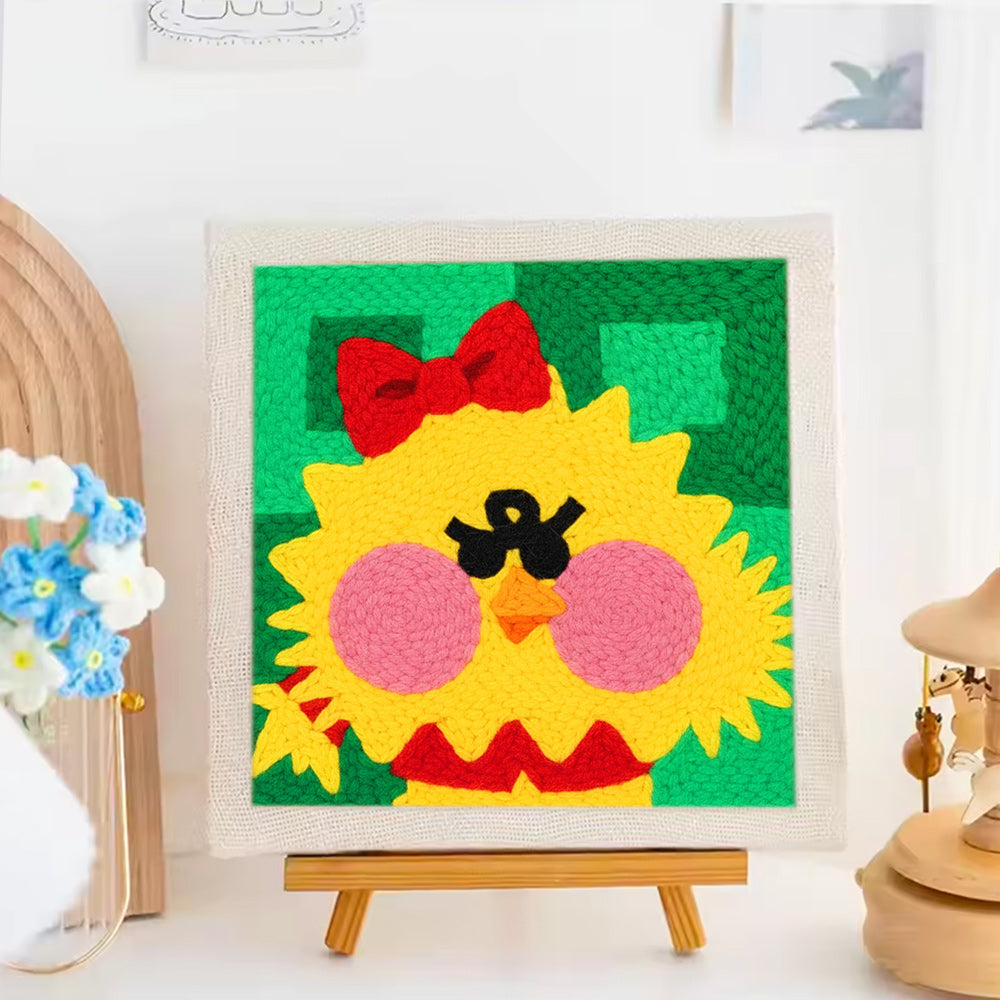 Ruffled Chicks Punch Needle Embroidery Kits