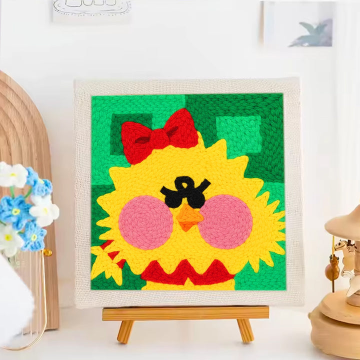 Ruffled Chicks Punch Needle Embroidery Kits