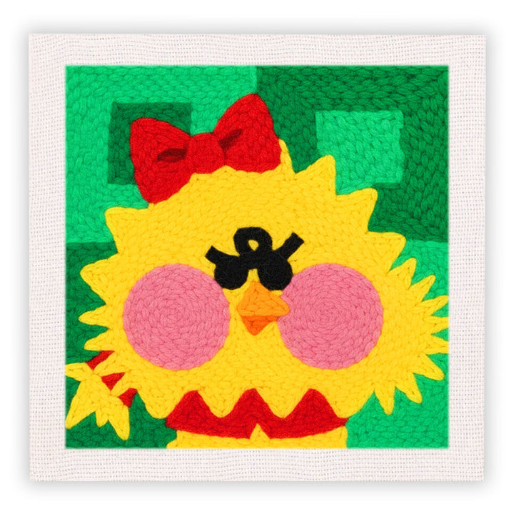 Ruffled Chicks Punch Needle Embroidery Kits