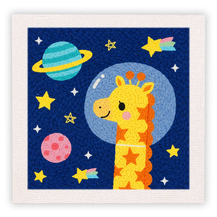 Giraffe Universe Punch Needle Embroidery Kits