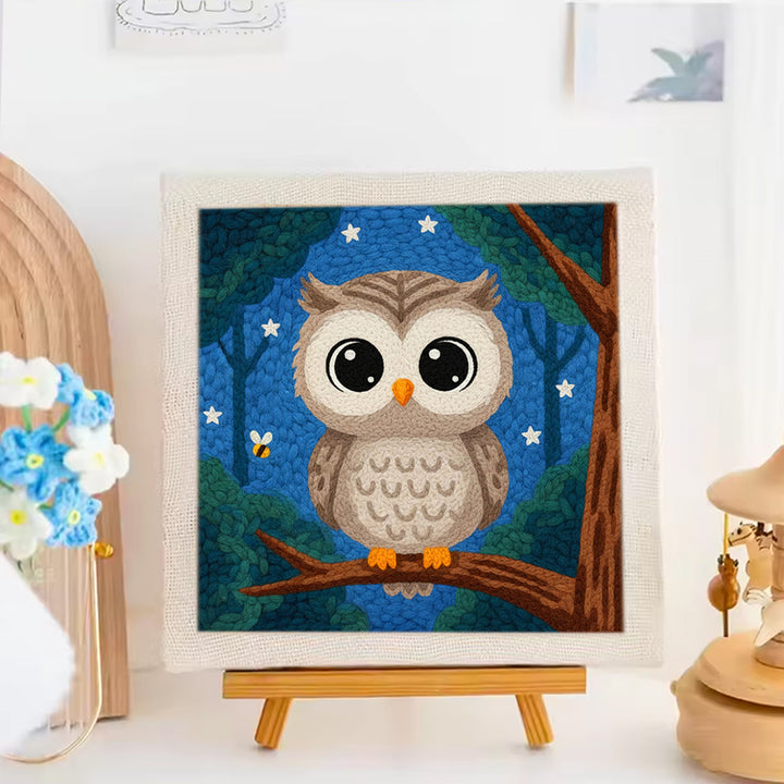 Night Owl Punch Needle Embroidery Kits