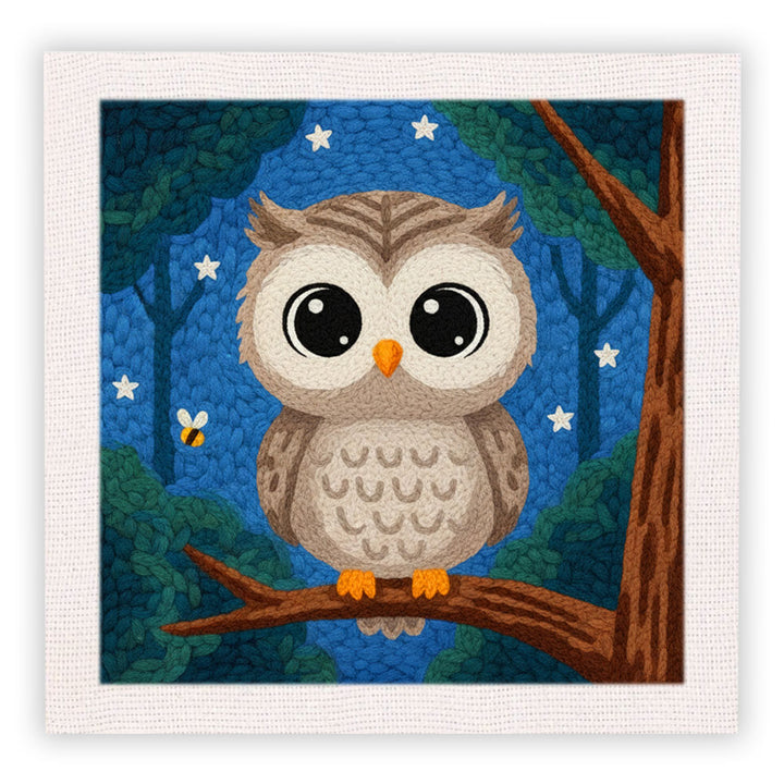 Night Owl Punch Needle Embroidery Kits