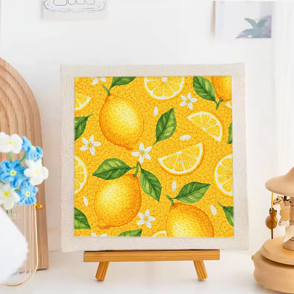 Lemon Punch Needle Embroidery Kits
