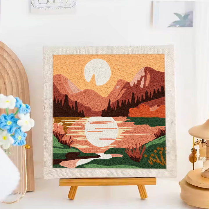 Mountain View Punch Needle Embroidery Kits