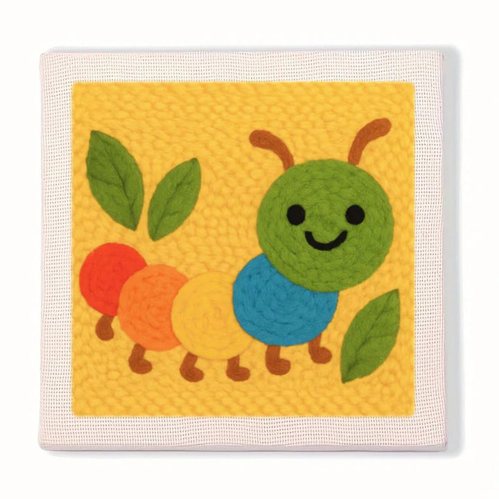 Colorful Caterpillar Punch Needle Embroidery Kits