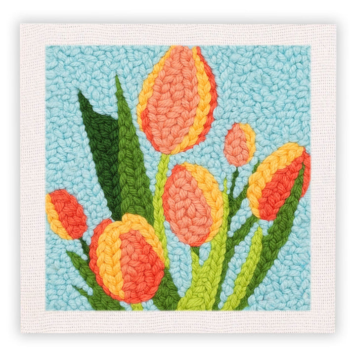 Tulip Buds Punch Needle Embroidery Kits