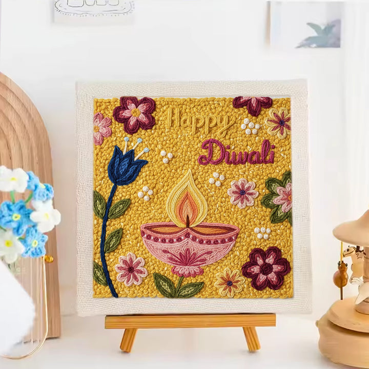 Diwali Punch Needle Embroidery Kits