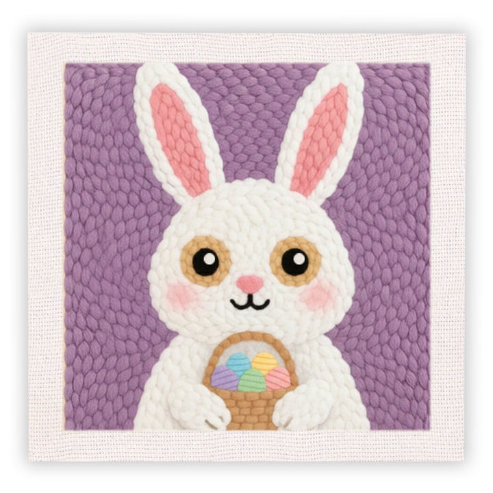 Easter Bunny Punch Needle Embroidery Kits
