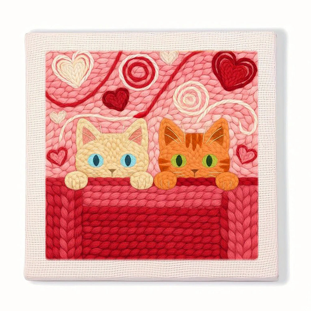 The Curious Cats Punch Needle Embroidery Kits