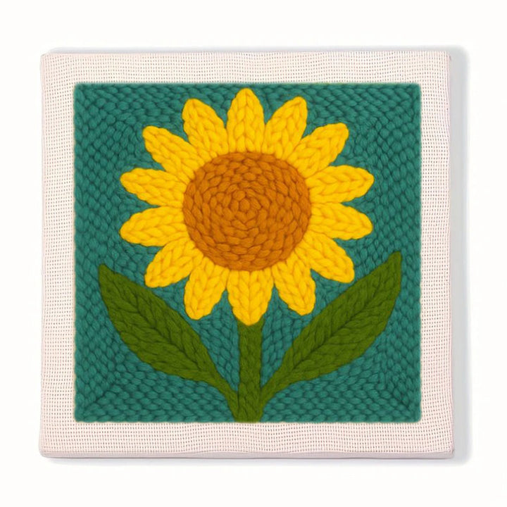 Bright Sunflower Punch Needle Embroidery Kits