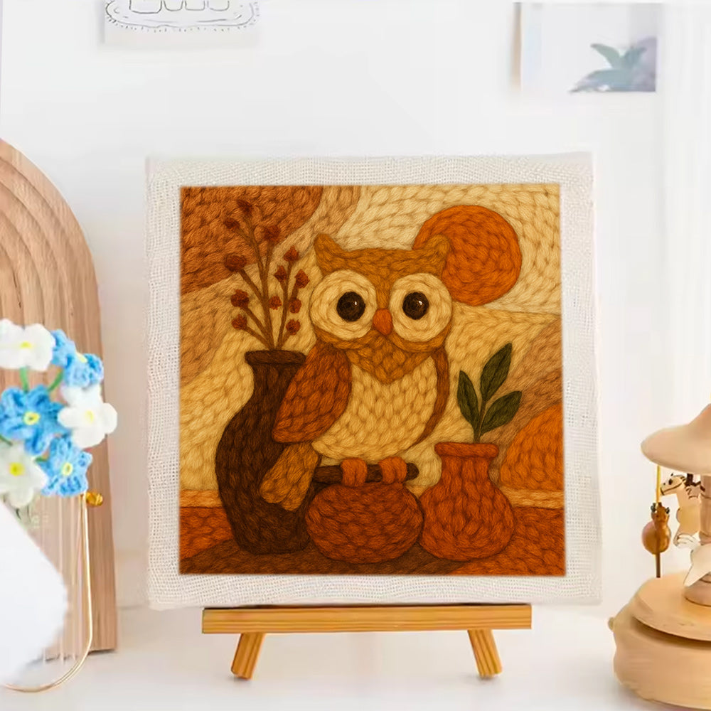 Brown Owl Punch Needle Embroidery Kits