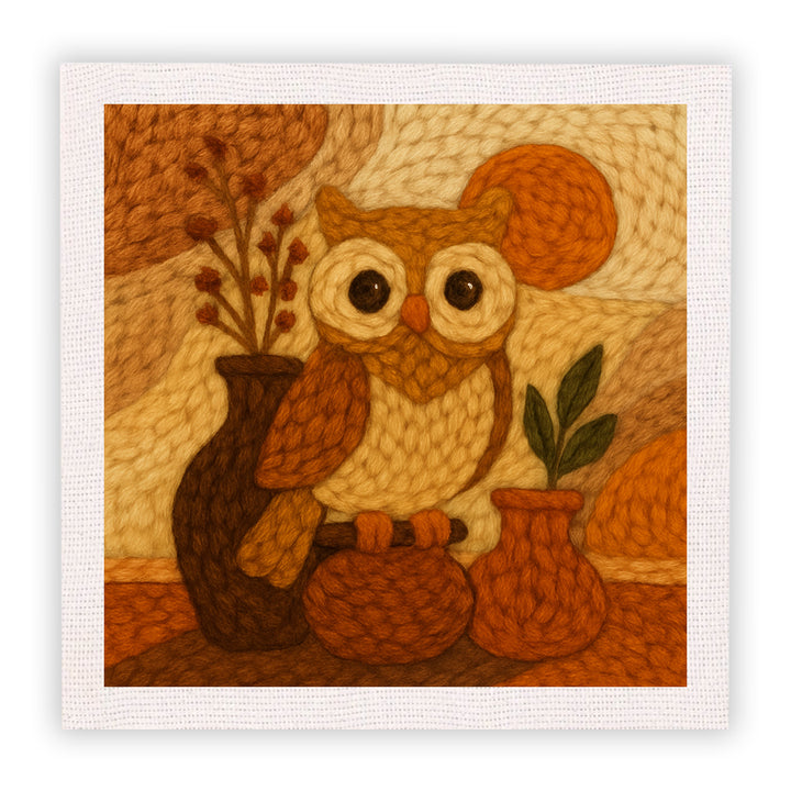 Brown Owl Punch Needle Embroidery Kits