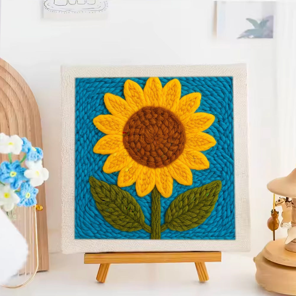 Sunflower Punch Needle Embroidery Kits