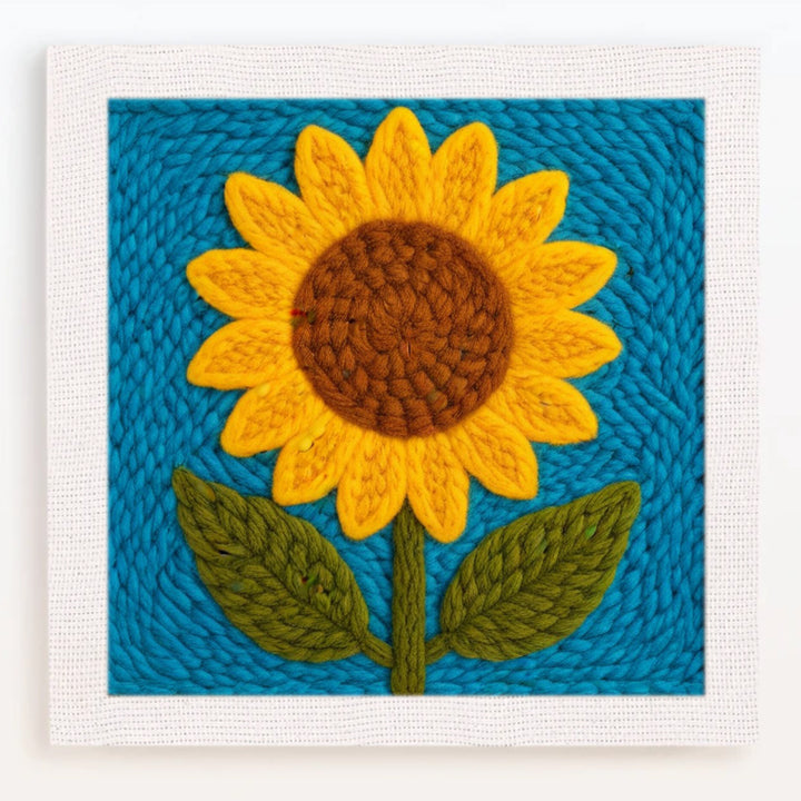 Sunflower Punch Needle Embroidery Kits