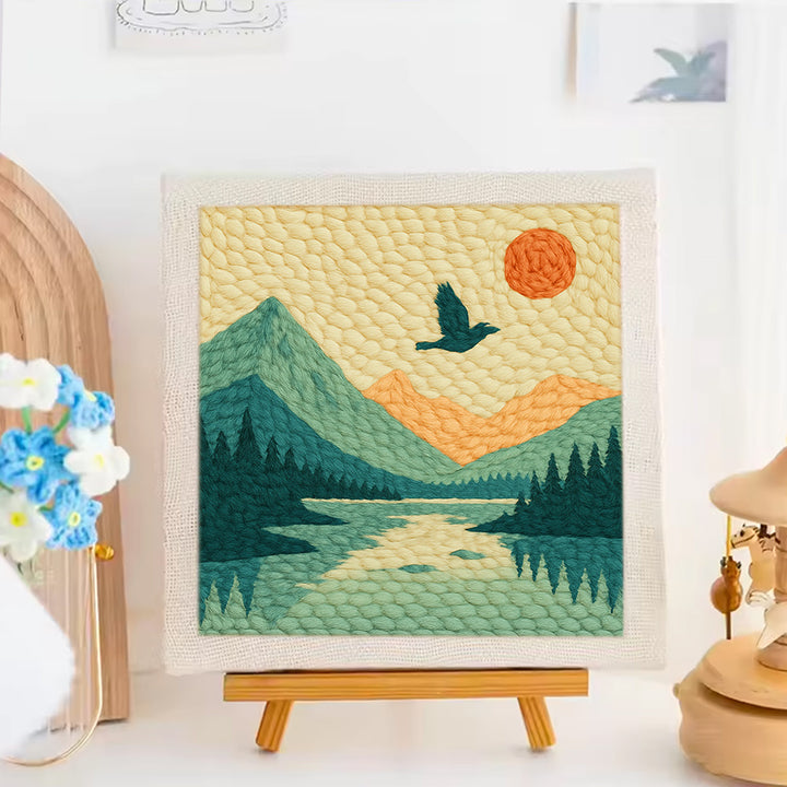 Mountain View Punch Needle Embroidery Kits