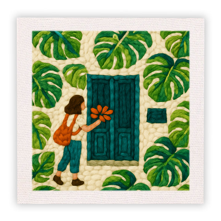 Go Home Punch Needle Embroidery Kits