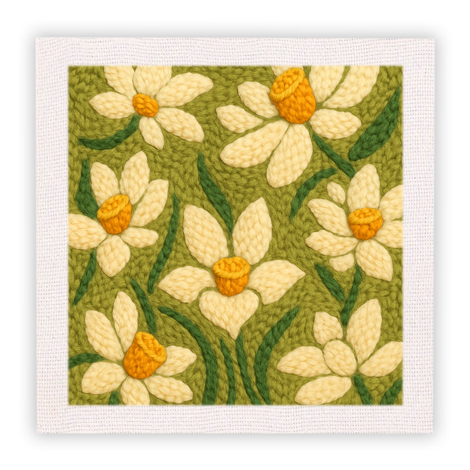 Daffodils Punch Needle Embroidery Kits