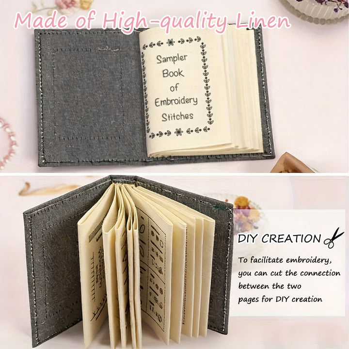 New Creative Fabric Embroidery DIY Embroidery Cross Stitch Book