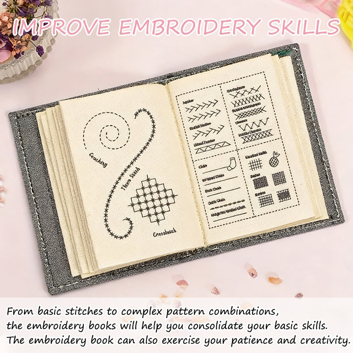 New Creative Fabric Embroidery DIY Embroidery Cross Stitch Book