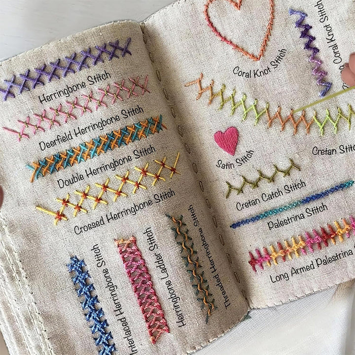 New Creative Fabric Embroidery DIY Embroidery Cross Stitch Book