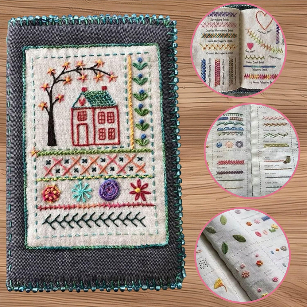 New Creative Fabric Embroidery DIY Embroidery Cross Stitch Book