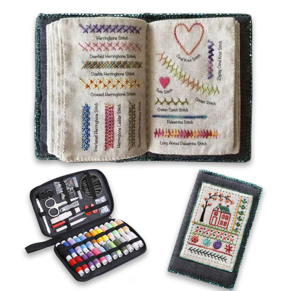 New Creative Fabric Embroidery DIY Embroidery Cross Stitch Book