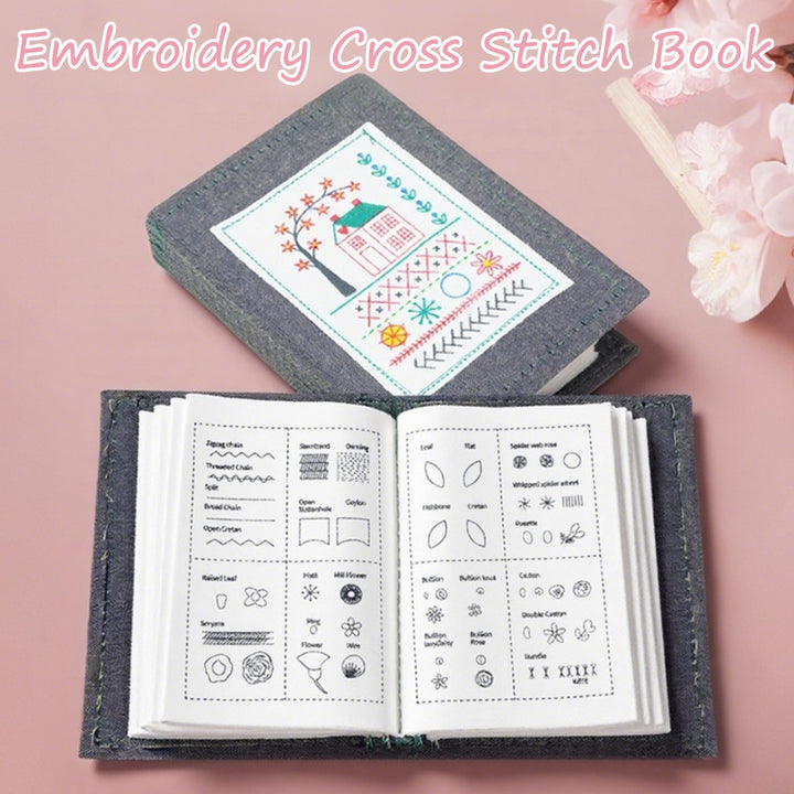 New Creative Fabric Embroidery DIY Embroidery Cross Stitch Book