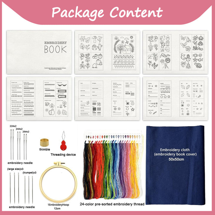 Embroidery Patterns for Beginners DIY Embroidery Book Cross Stitch Book