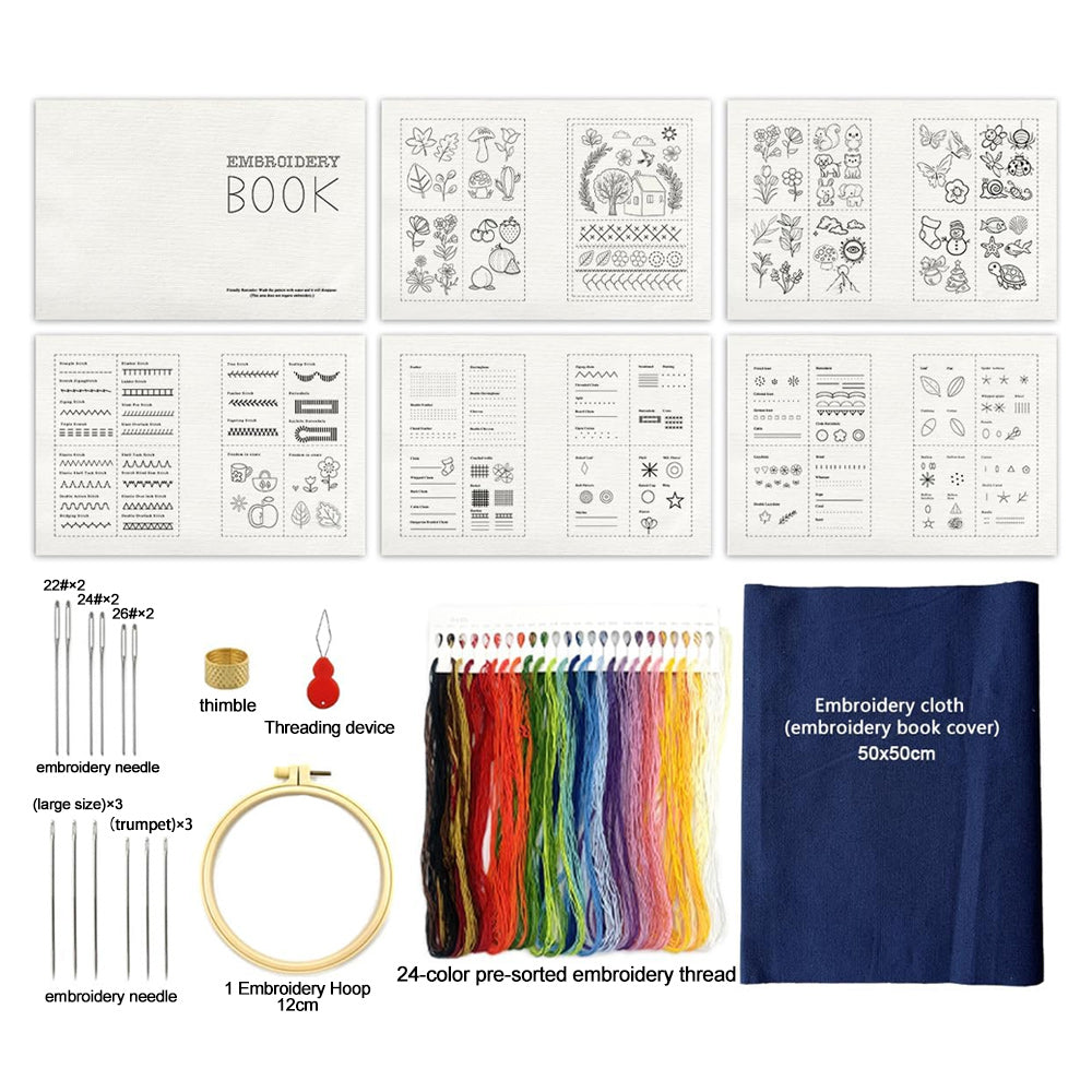 Embroidery Patterns for Beginners DIY Embroidery Book Cross Stitch Book