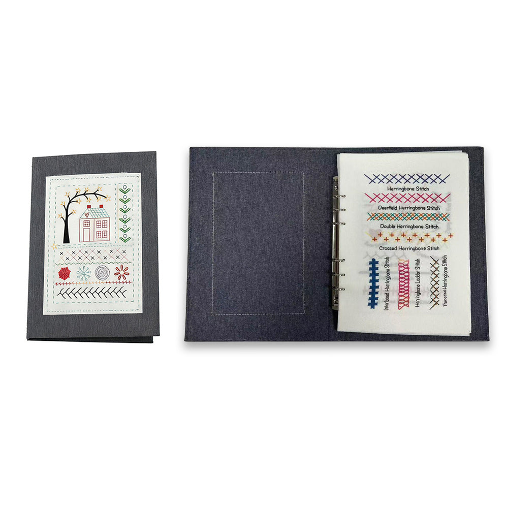 New Creative Fabric Embroidery Diy Embroidery Loose-Leaf Cross Stitch Book