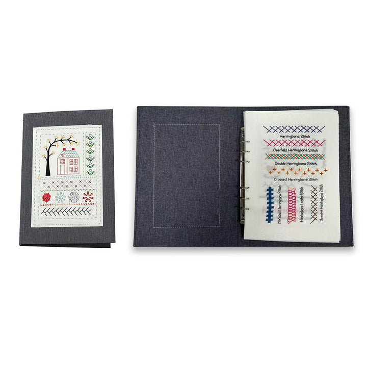 New Creative Fabric Embroidery Diy Embroidery Loose-Leaf Cross Stitch Book