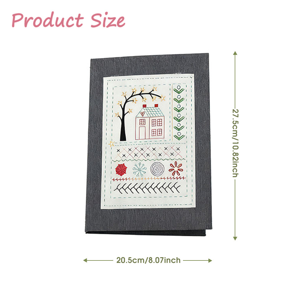 New Creative Fabric Embroidery Diy Embroidery Loose-Leaf Cross Stitch Book