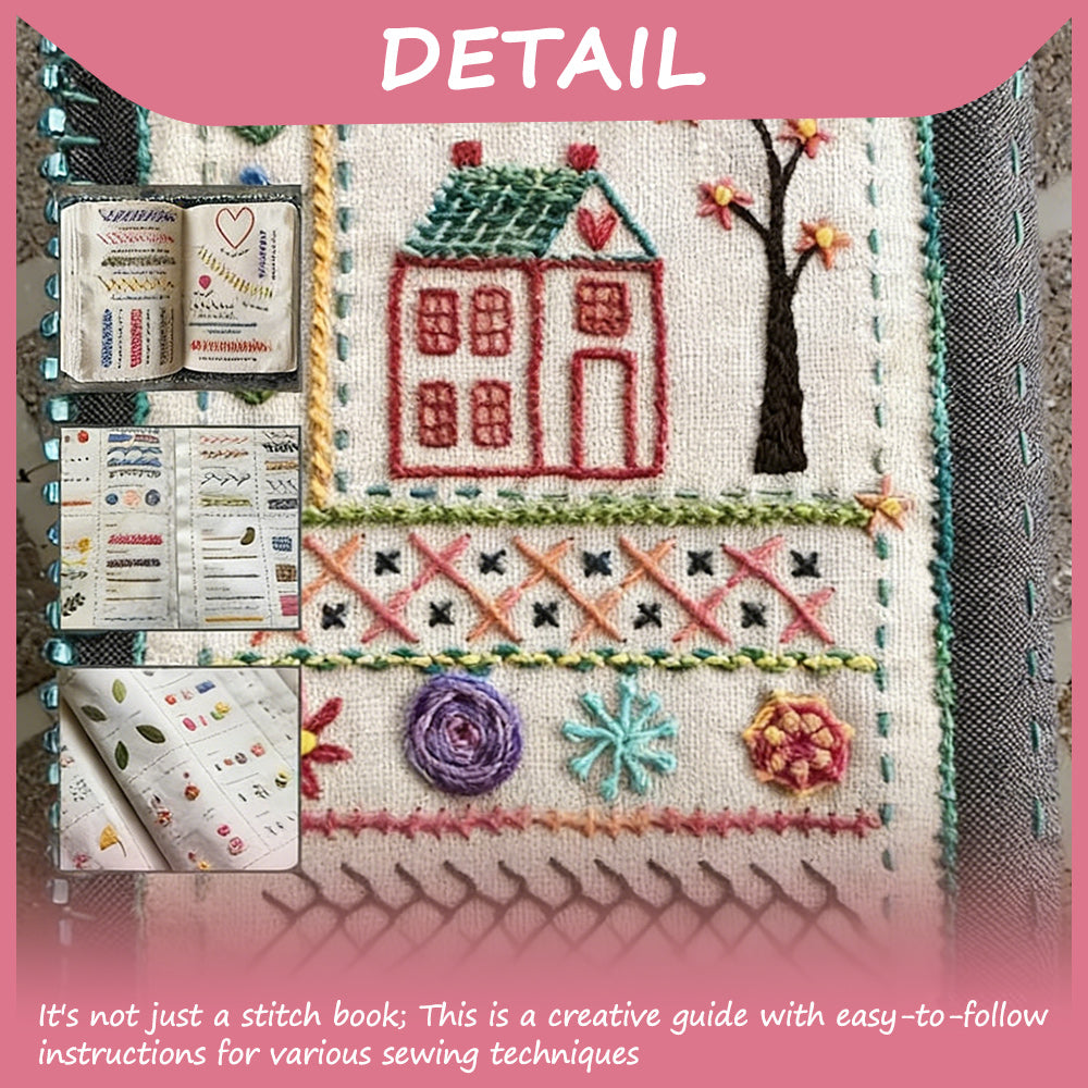 New Creative Fabric Embroidery Diy Embroidery Loose-Leaf Cross Stitch Book