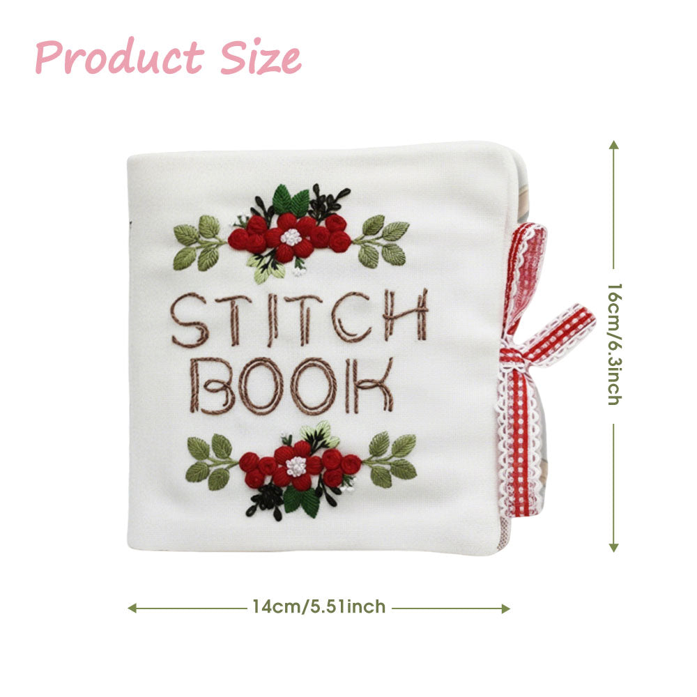 Creative Fabric Diy Embroidery Floral Motifs Cross Stitch Book