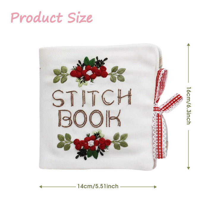 Creative Fabric Diy Embroidery Floral Motifs Cross Stitch Book