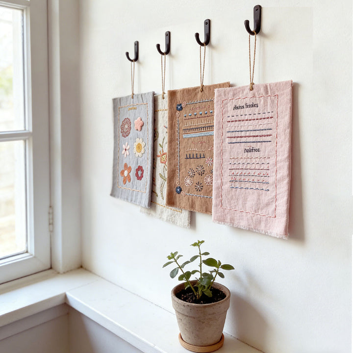 Artisanal Fabric Embroidery Motifs Cross Stitch Book