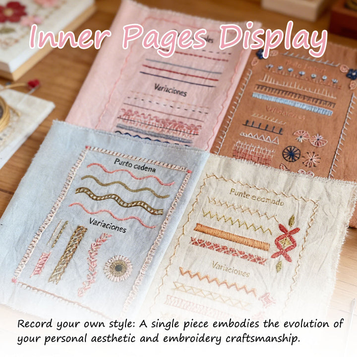 Artisanal Fabric Embroidery Motifs Cross Stitch Book