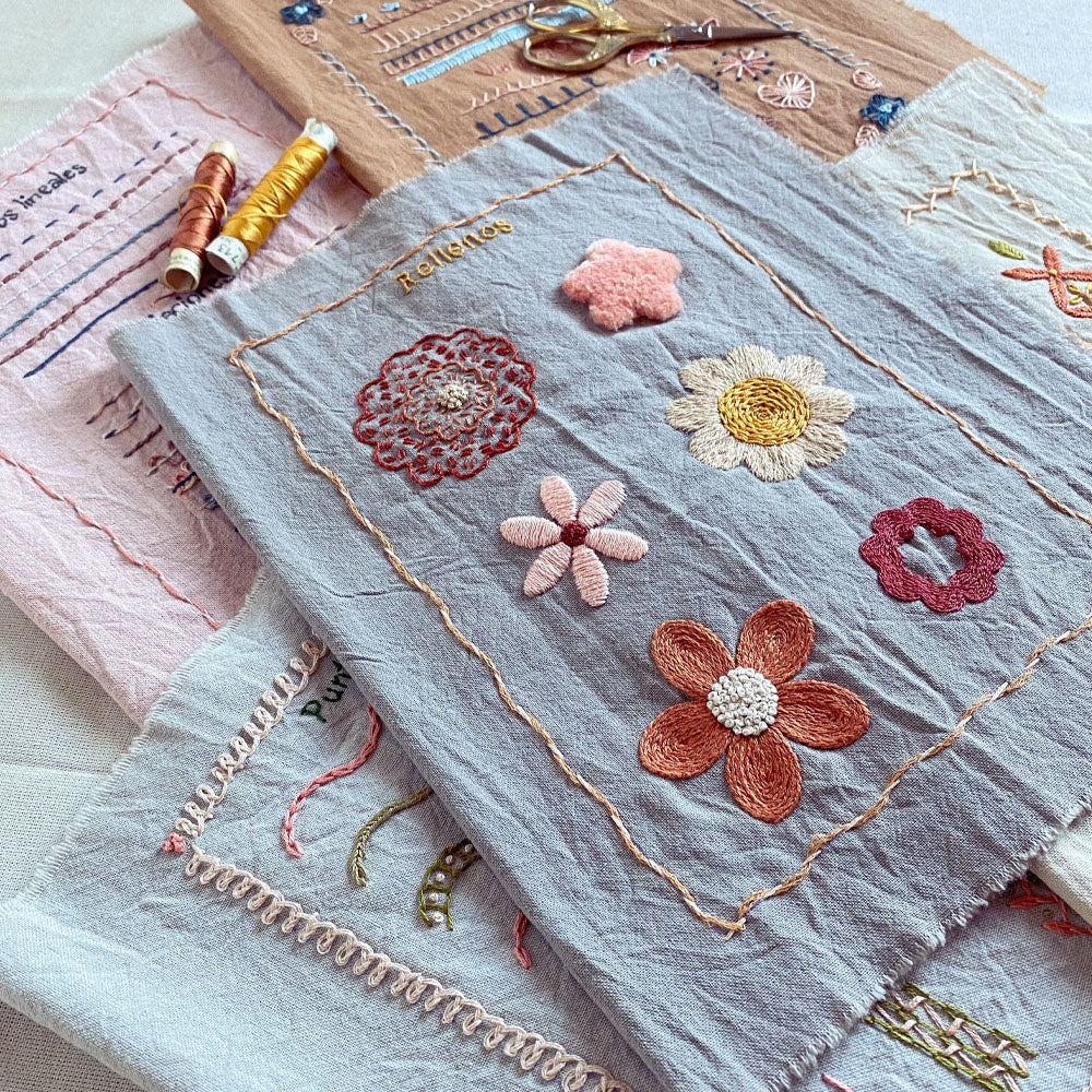 Artisanal Fabric Embroidery Motifs Cross Stitch Book