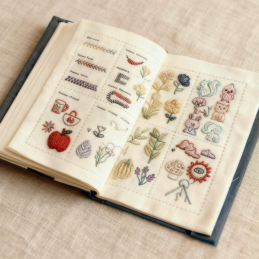Beginner Fabric Embroidery DIY Practice Book Cross Stitch Book