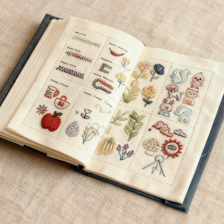 Beginner Fabric Embroidery DIY Practice Book Cross Stitch Book