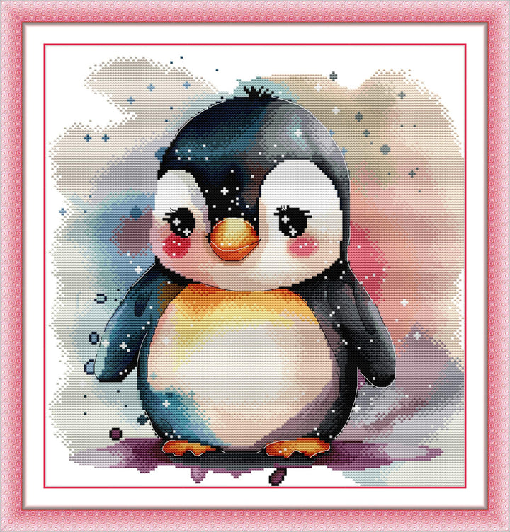 Cute Little Penguin Cross Stitch Kits