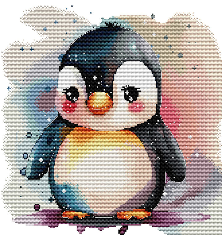 Cute Little Penguin Cross Stitch Kits