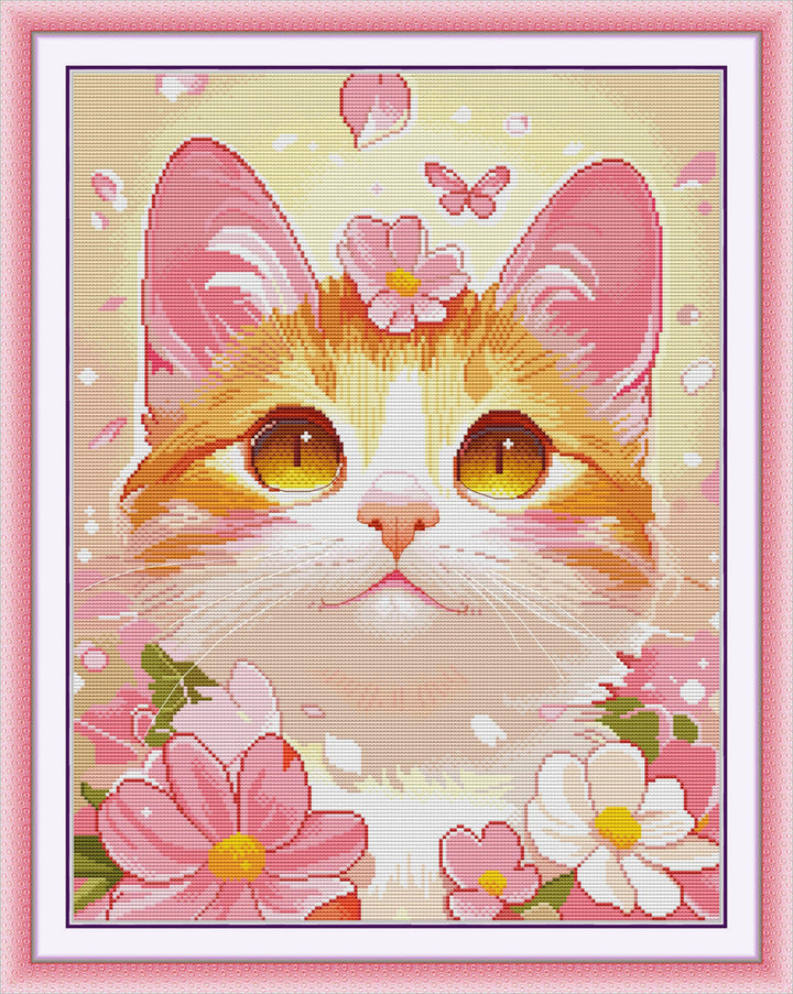 Lovely Cat Cross Stitch Kits