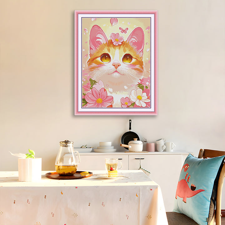 Lovely Cat Cross Stitch Kits