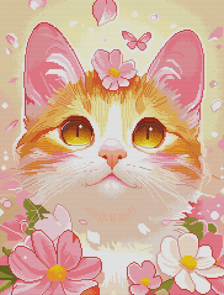 Lovely Cat Cross Stitch Kits